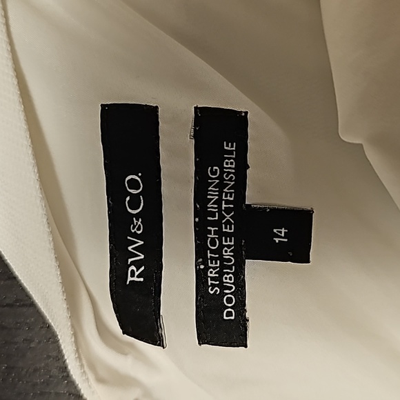 RW&CO White Crepe Jumpsuit - Picture 9 of 10